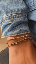 Charger l'image dans la galerie, Bracelet en perles hématites dorées