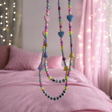 Charger l'image dans la galerie, Collier enfant personnalisable - Collier coloré prénom enfant - Bijoux arc-en-ciel