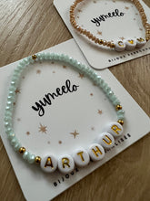 Charger l'image dans la galerie, Bracelet personnalisé perles de verre scintillantes