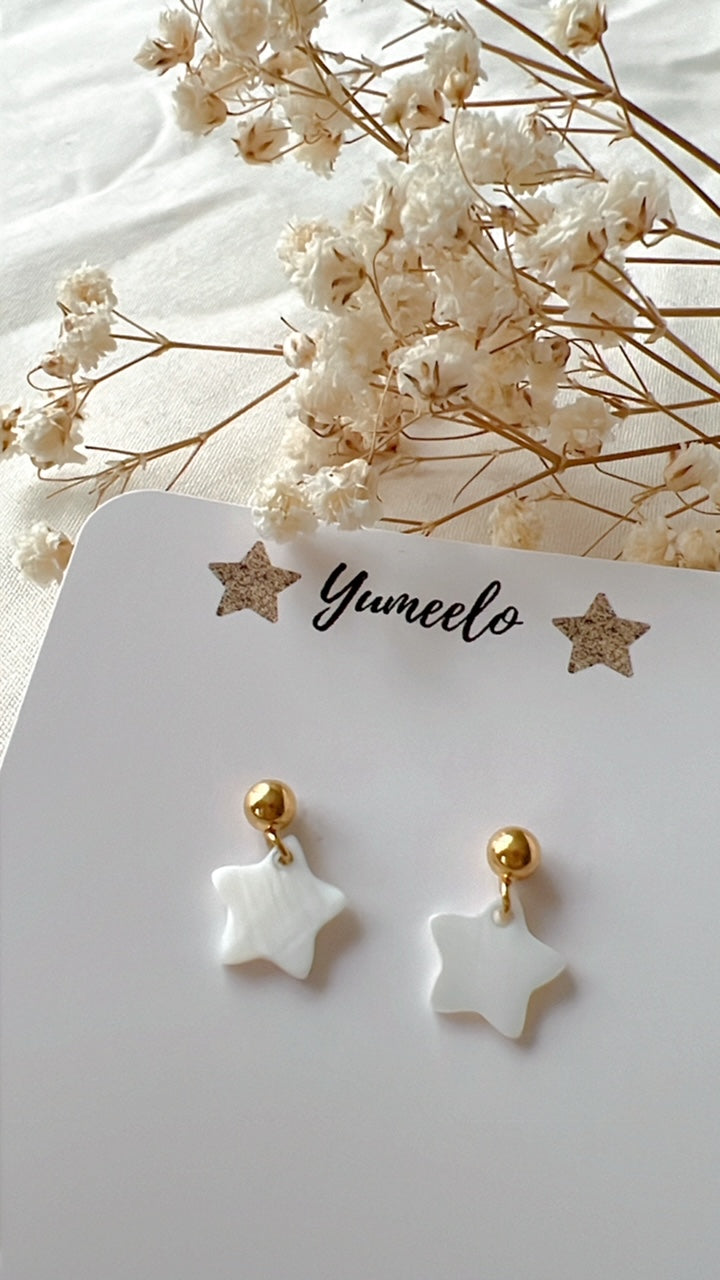 Boucles étoile de nacre